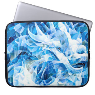 Blue Sky Mosaic Dragon Laptopschutzhülle