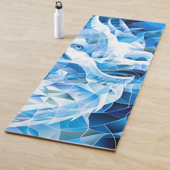 Blue Sky Mosaic Dragon Yogamatte (Beispiel)