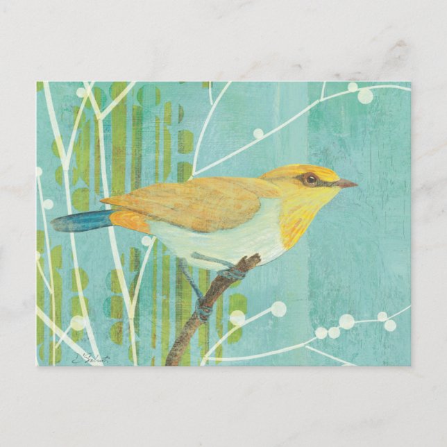 Blue Sky Songbird Postkarte (Vorderseite)