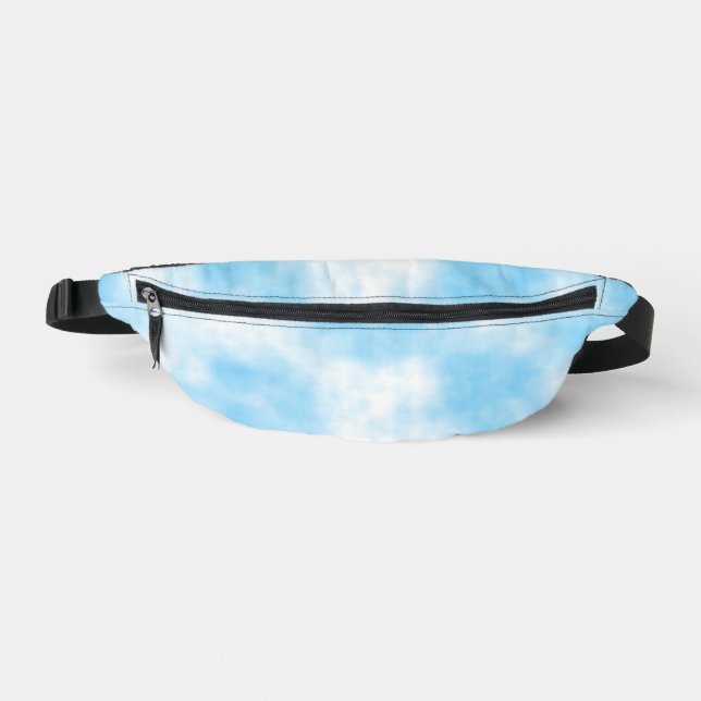 Blue Sky und Cloud Art Custom Bauchtasche (Vorderseite)