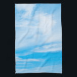 Blue Sky White Clouds Elegantes Template Geschirrtuch<br><div class="desc">Blue Sky White Wolken Elegante Custom Template Modernes Küchentuch.</div>