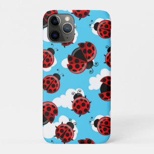 Blue Sky White Clouds Red Ladybug Käfer Case-Mate iPhone Hülle