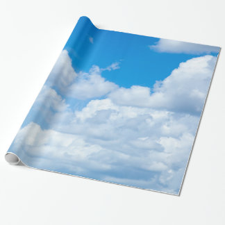 Blue Sky Wolken Hintergrund Himmelskörper Himmelsd Geschenkpapier