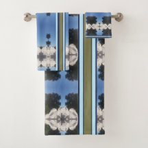 BLUE SKYFLOWER DRYSME1 WASH CLOTH UND BAD SET