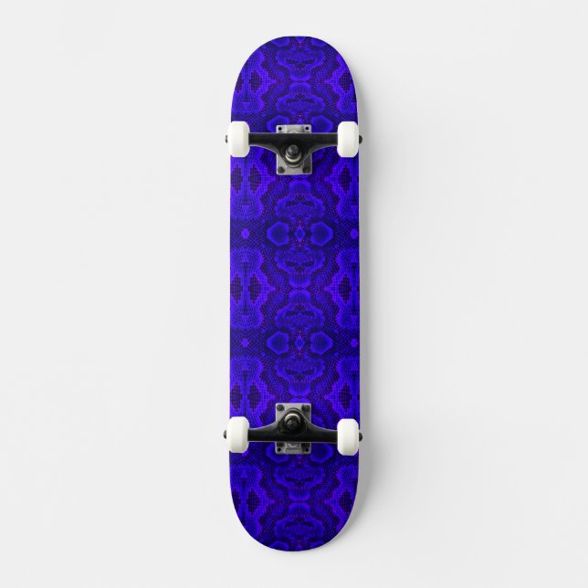 Blue Snake Texture SkateBoard (Vorderseite)