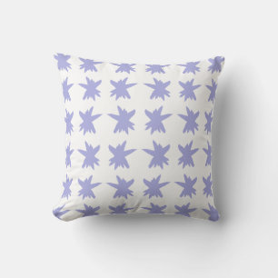 Blue Snowflake Multiples Kissen