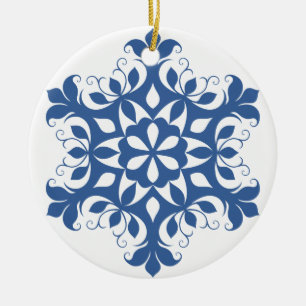 Blue Snowflake Ornament