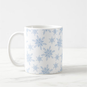 Blue Snowflakes Coffee Mug