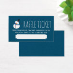 Blue Snowman, Christmas Party Raffle Ticket<br><div class="desc">Diese Blue Snowman,  Weihnachten Party Raffle Tickets sind perfekt für jeden,  der ein fröhliches und fröhliches Ereignis veranstaltet. Das Snowman-Design kann leicht personalisiert werden und ist das perfekte Accessoire für jedes festliche Party,  inklusive Verlobungen,  Geburtstage,  Babyduschen,  etc.</div>