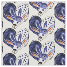 Blue Snuggle Bunny Liebe Rabbit Herzdesign Niedlic