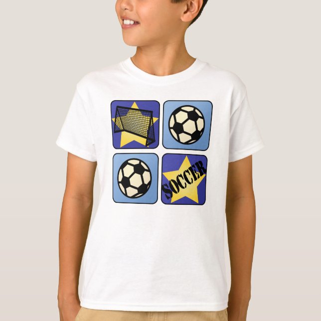 Blue Soccer T-Shirt (Vorderseite)