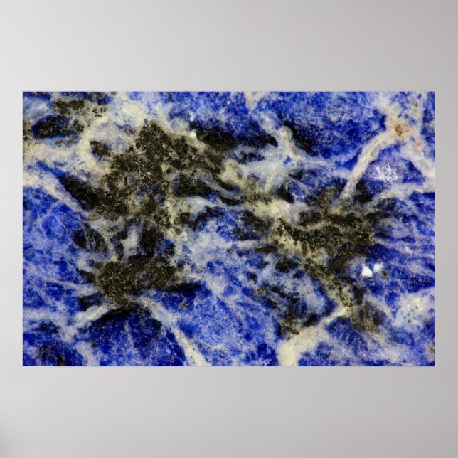 Blue Sodalite Poster (Vorne)