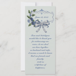 Blue Sophisticcountry Wedding Gefallen