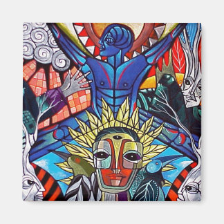 Blue Soul Rising by Gregory Gallery Magnet