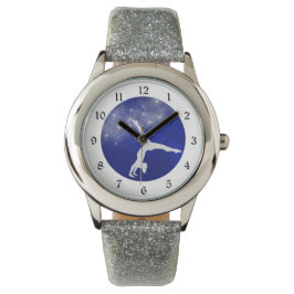 Blue Sparkle Gymnast Armbanduhr