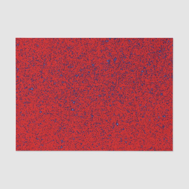 Blue Sparkle-Red Seidenpapier (Vorderseite)