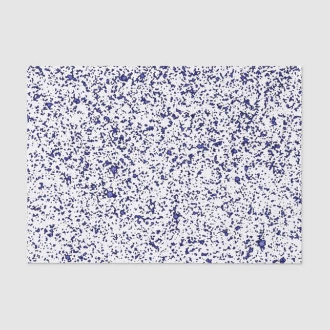 Blue Sparkle-White Seidenpapier (Vorderseite)