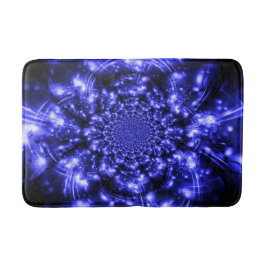 Blue Sparkling Lights Badematte