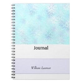 Blue Spatter Personal Journal Notizblock