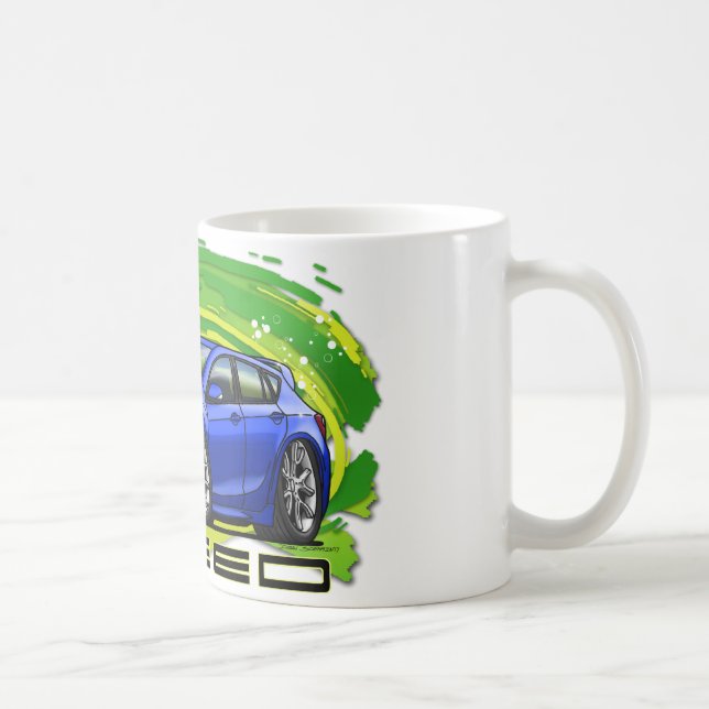 Blue_Speed3 Kaffeetasse (Rechts)