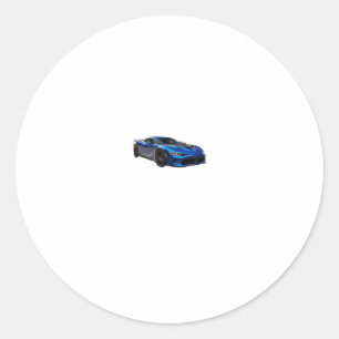 Blue Speed Demon Sticker
