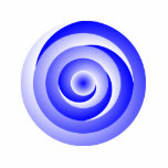 Blue Spiral Illusion von Kenneth Yoncich Fotoskulptur Schlüsselanhänger<br><div class="desc">Blaue SpiralIllusion, Schlüsselkette. Bilder Copyright (C) Kenneth Kenji Yoncich. Alle Rechte vorbehalten.</div>