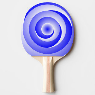 Blue Spiral Illusion von Kenneth Yoncich Tischtennis Schläger