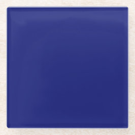 Blue Square Glass Untersetzer