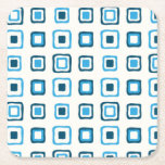Blue Squares in Blue Squares - Wiederverwendbar Rechteckiger Pappuntersetzer<br><div class="desc">Moderne, blaue Quadrate auf den Plätzen machen aus dem Mittelalter einen wunderschönen, aber dennoch wiederverwendbaren Untersetzer für Ihre Zuhause oder Ihr Büro. Verkauft in Sets von 6, sodass Sie viel zu Set für jede Art von Anlass oder Alltag haben.</div>