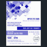 Blue Squares, Optician, Technical Practitioner Flyer<br><div class="desc">Blue Squares,  Optician,  Technical Practitioner Werbung Flyer durch den Business Card Store.</div>