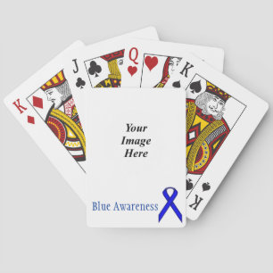Blue Standard Ribbon by Kenneth Yoncich Spielkarten