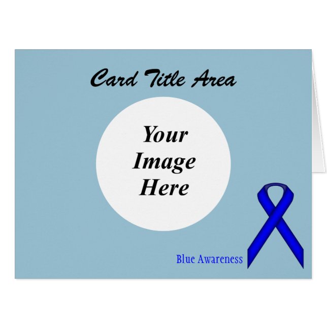 Blue Standard Ribbon Template von Kenneth Yoncich (Vorderseite (Horizontal))
