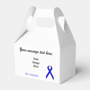 Blue Standard Ribbon Template von Kenneth Yoncich Geschenkschachtel