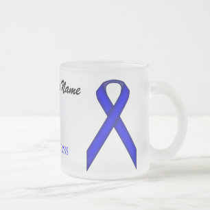 Blue Standard Ribbon Tmpl von Kenneth Yoncich Mattglastasse