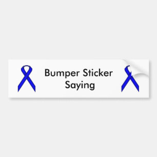 Blue Standard Ribbon von Kenneth Yoncich Autoaufkleber