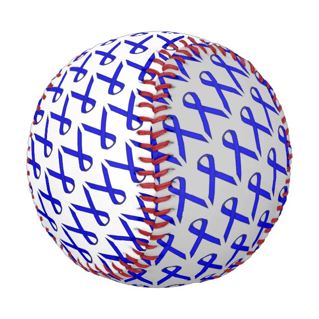 Blue Standard Ribbon von Kenneth Yoncich Baseball (Schrägansicht)
