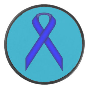 Blue Standard Ribbon von Kenneth Yoncich Eishockey Puck