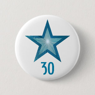 Blue Star 'Age'-Taste weiß Button