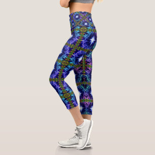 Blue Star Capri Leggings