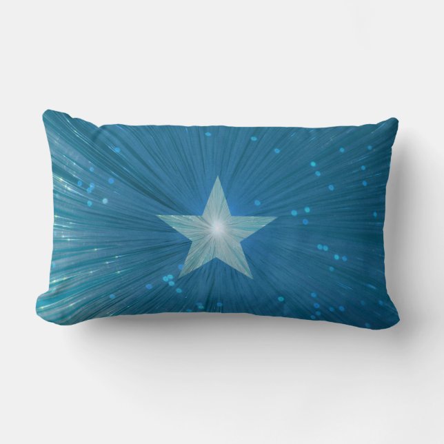 Blue Star-Kissen Lendenkissen (Vorderseite)