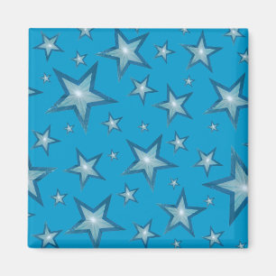 Blue Star Kühlschrankmagnet