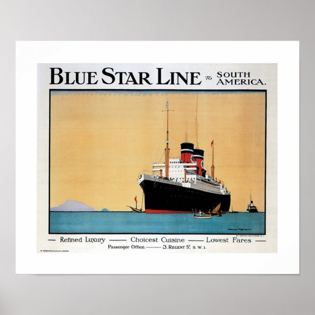 Blue Star Line Poster (Vorne)
