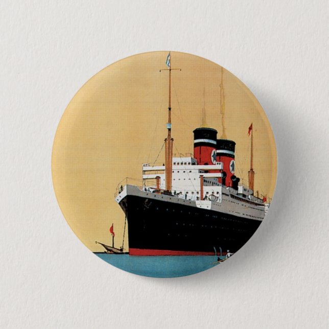 Blue Star Liner Button (Vorderseite)