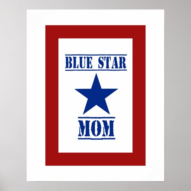 Blue Star Mama Military Poster (Vorne)