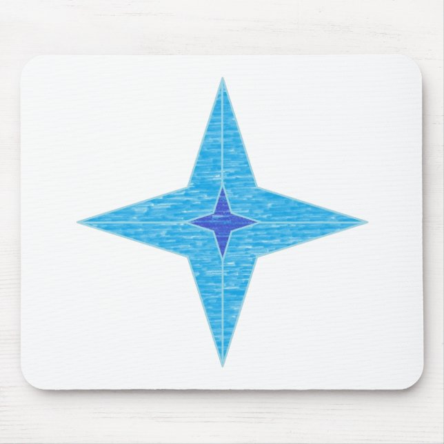 Blue Star Mousepad (Vorne)