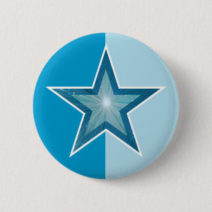 Blue Star-Taste lila zwei Töne Button