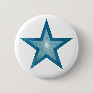Blue Star-Taste weiß Button