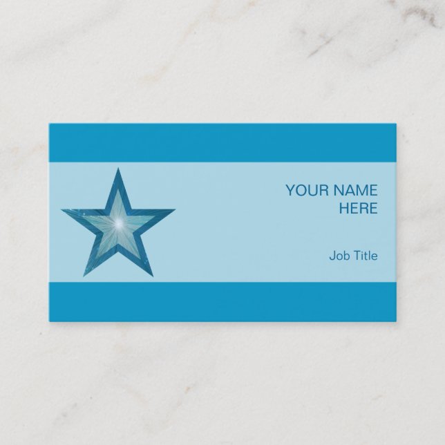 Blue Star Visitenkarte (Vorderseite)