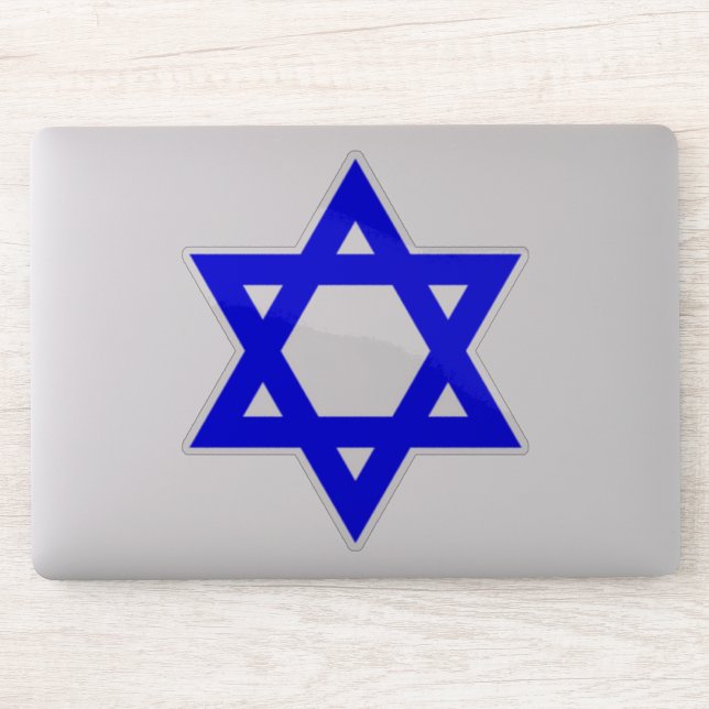 Blue Star von David Aufkleber (Computer)
