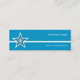 Blue Star White Line Visitenkarte Blue Skinny